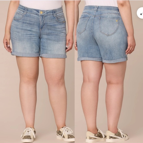 Democracy Women's Ab Solution 5" Short Blue size 16 - Picture 1 of 10